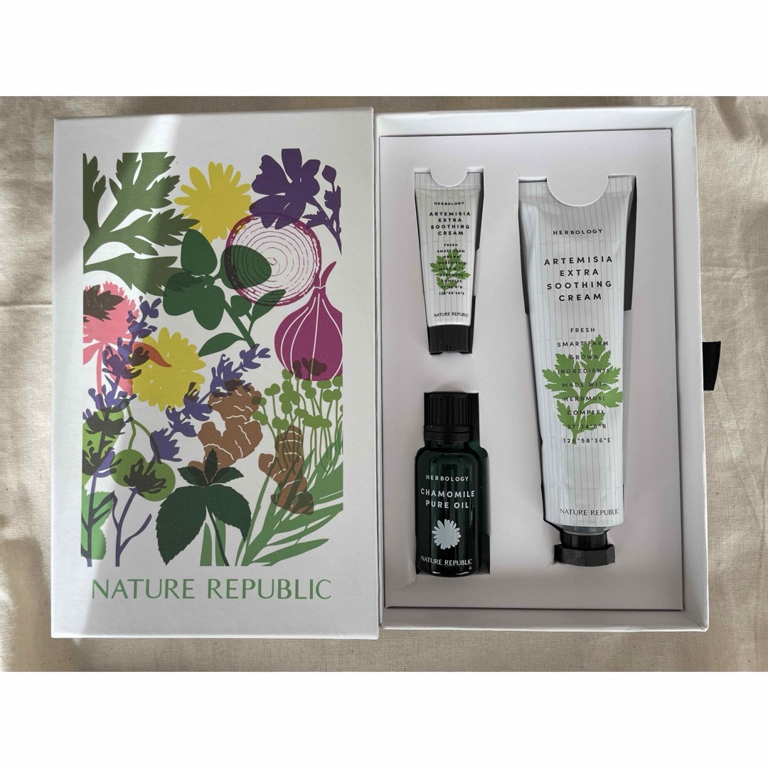 NATURE REPUBLIC(ネイチャーリパブリック)のハーブオロジー　3点セット コスメ/美容のキット/セット(サンプル/トライアルキット)の商品写真