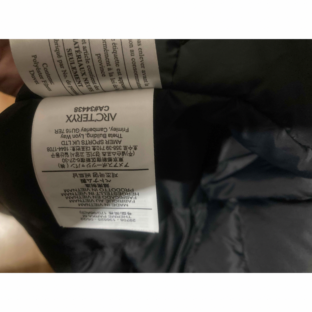 ARC'TERYX(アークテリクス)のアークテリクス　サーミー　パーカー　メンズ　S メンズのジャケット/アウター(ダウンジャケット)の商品写真