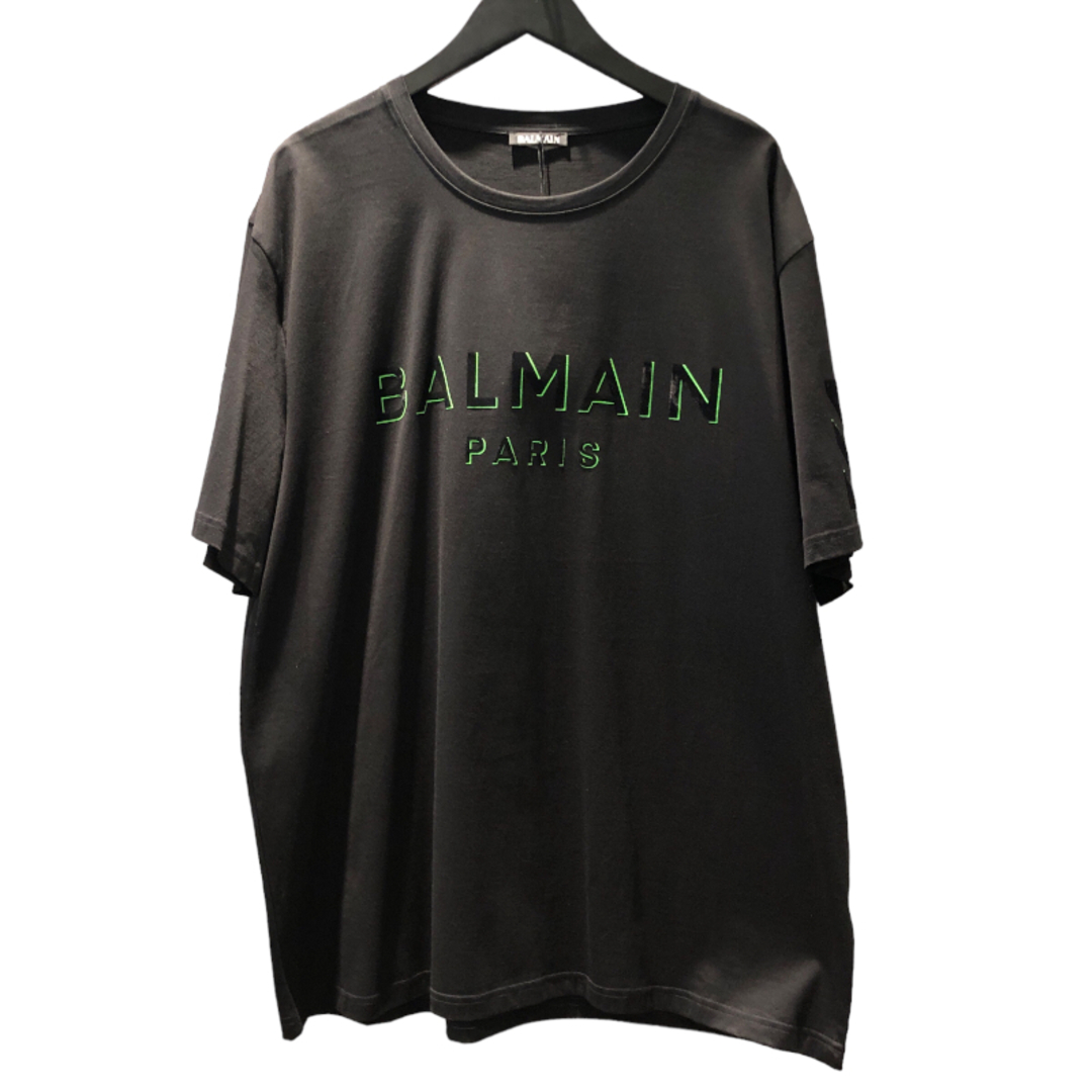 バルマン BALMAIN ロゴTシャツ サイズ3XL コットン コットン100% メンズ 半袖Ｔシャツ約約26cm着丈