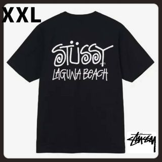 ステューシー(STUSSY)のステューシー Tシャツ 半袖 STUSSYDenim TearsブラックXXL(Tシャツ/カットソー(半袖/袖なし))