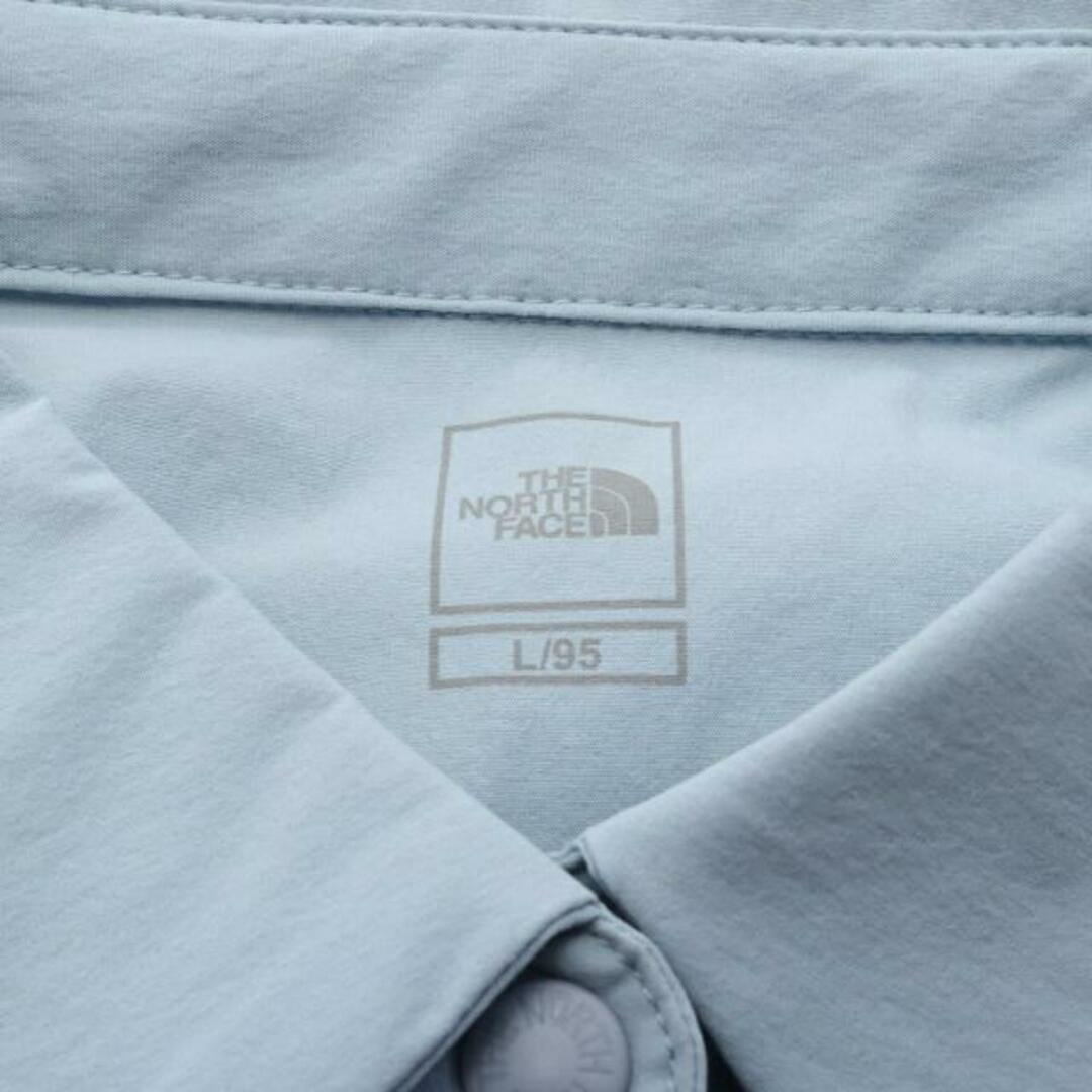 THE NORTH FACE(ザノースフェイス)のWHITE LABEL W'S MINUS TECH シャツワンピース ナイロン ライトブルー 22SS レディースのワンピース(その他)の商品写真