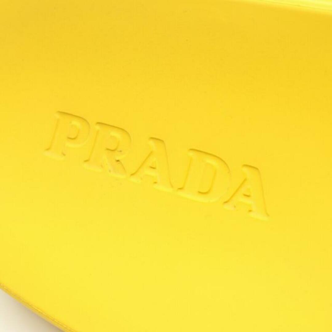 PRADA(プラダ)の スライドサンダル ラバー イエロー ロゴ メンズの靴/シューズ(サンダル)の商品写真