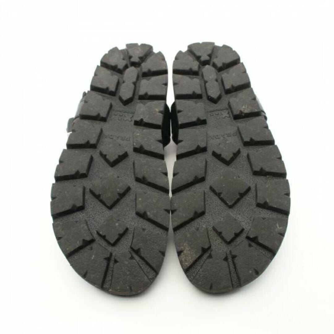 PRADA(プラダ)の スポーツ サンダル レザー ファブリック ブラック メンズの靴/シューズ(サンダル)の商品写真