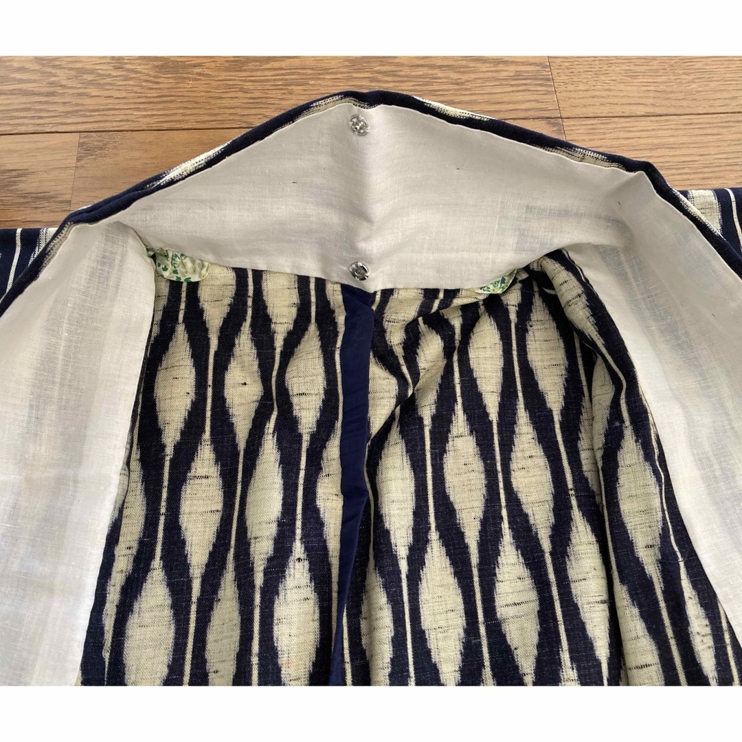 アンティーク　レトロ　着物　ウール レディースの水着/浴衣(着物)の商品写真