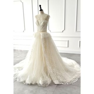 ヴェラウォン VERA WANG BRIDE アレハンドラ Aライン ウェディングドレス アイボリー(ウェディングドレス)