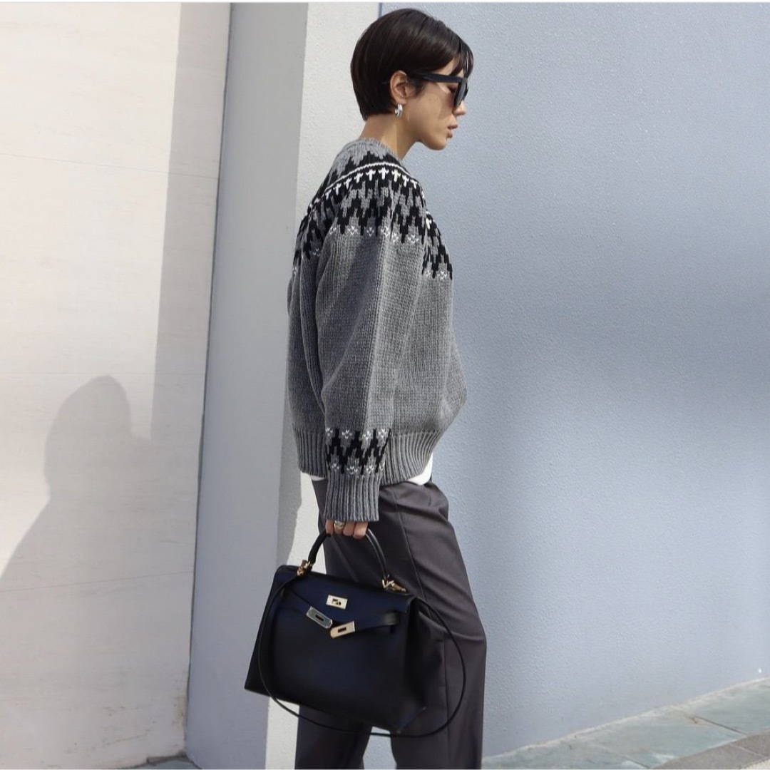 MACHATT マチャット ノルディック柄ニット 美品 MACHATT マチャット ノルディック柄ニット 美品