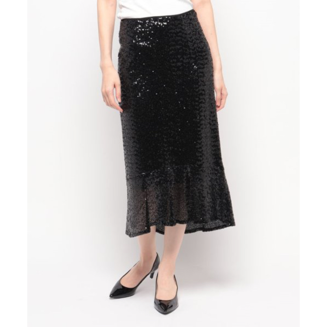 新品✨タグ付き♪ナノユニバース　定価23,000円　煌めくスカート 　大特価‼️ レディースのスカート(ロングスカート)の商品写真