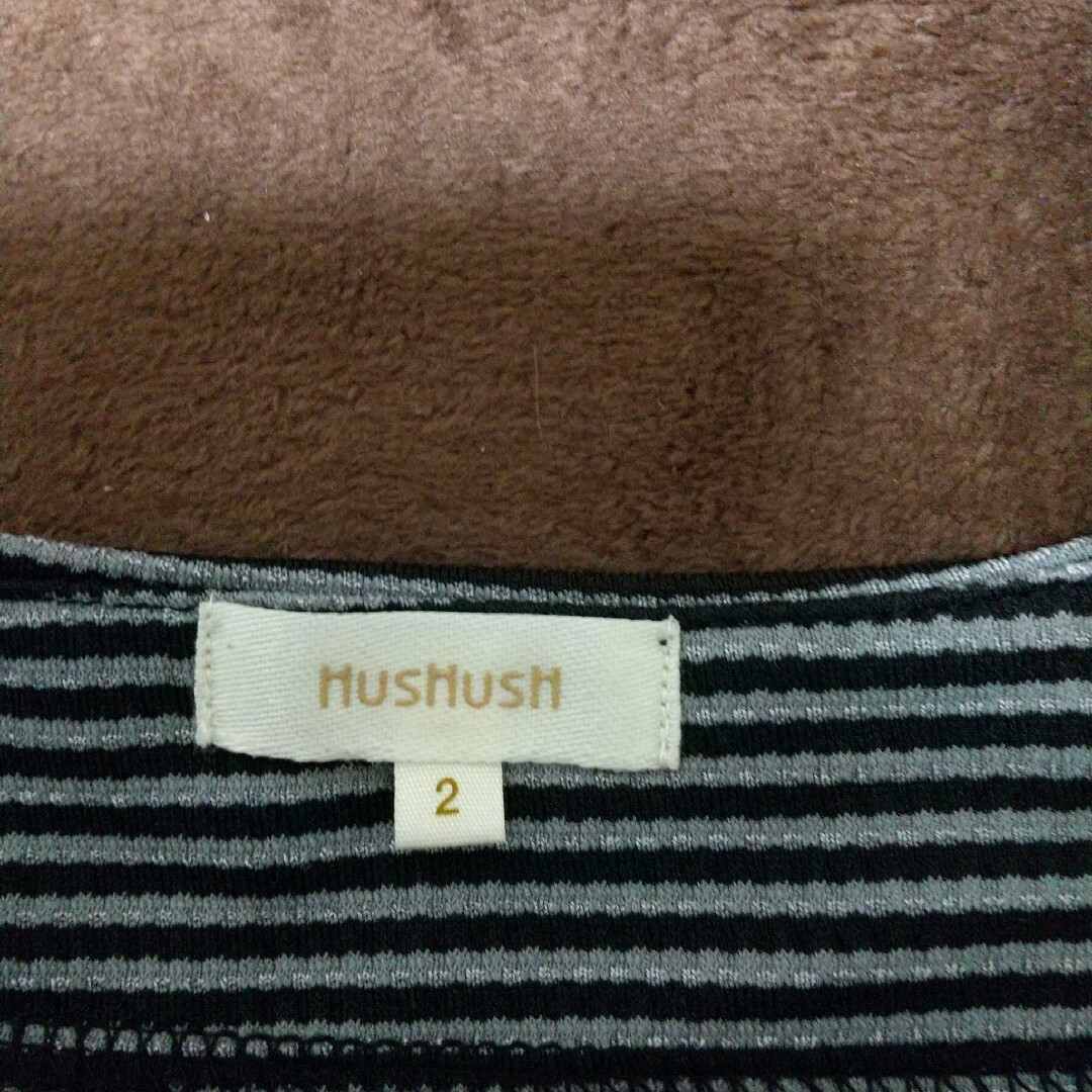 HusHush(ハッシュアッシュ)の美品　ハッシュアッシュ　ワンピース　M　HusHusH レディースのワンピース(ひざ丈ワンピース)の商品写真