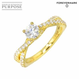 アザー(other)のフォーエバーマーク FOREVERMARK 6号 ダイヤ 0.30ct D/VS2/3EX 0.39ct リング K18 YG イエローゴールド 750 指輪 【証明書 鑑定書付き】VLP 90205388(リング(指輪))