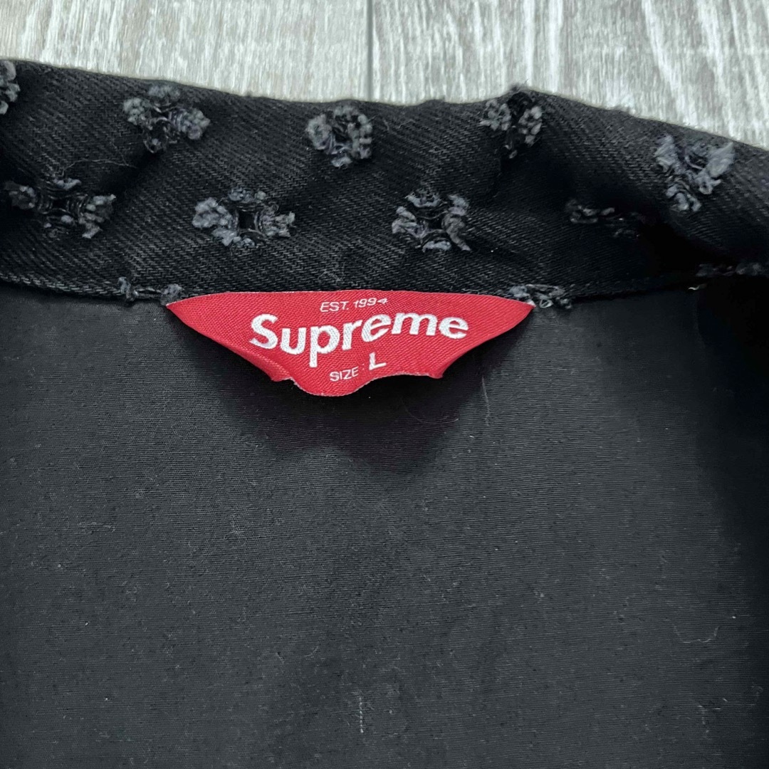 Supreme(シュプリーム)のsupreme Hole Punch Denim Trucker Jacket メンズのジャケット/アウター(Gジャン/デニムジャケット)の商品写真