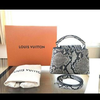 ルイヴィトン(LOUIS VUITTON)の☆ルイヴィトン エキゾチックレザー カプシーヌBB パイソン 未使用品☆(ハンドバッグ)