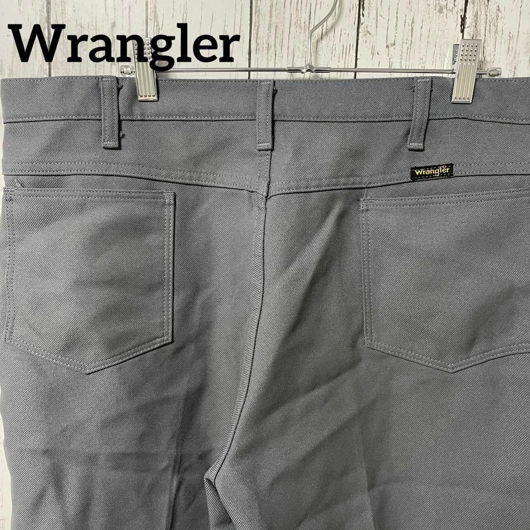 Wrangler(ラングラー)のラングラー アメリカ古着 ランチャードレス スラックス W40 グレー メンズ. メンズのパンツ(スラックス)の商品写真