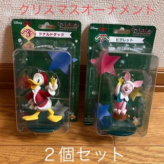 ディズニー(Disney)のXmas オーナメント ディズニー フィギュア2個セット(キャラクターグッズ)