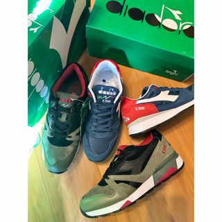 DIADORA - diadora ディアドラ サイズ:25.5cm パンチング スエード