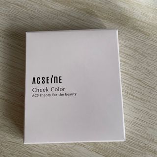 アクセーヌ(ACSEINE)の新品未使用 アクセーヌ チークカラー ナチュラルピンク (チーク)