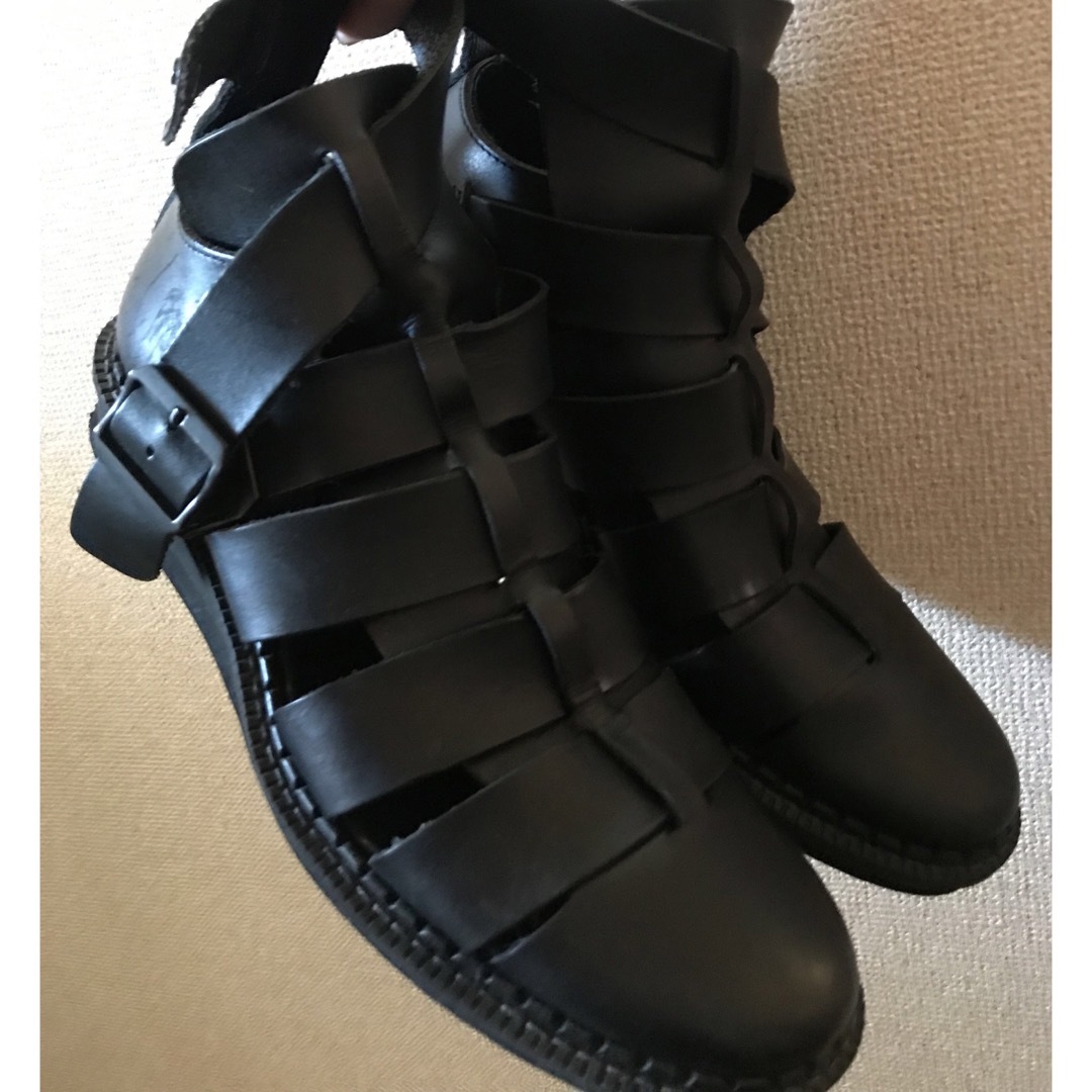 Yohji Yamamoto POUR HOMME(ヨウジヤマモトプールオム)のyohji yamamoto gladiator boots メンズの靴/シューズ(ブーツ)の商品写真