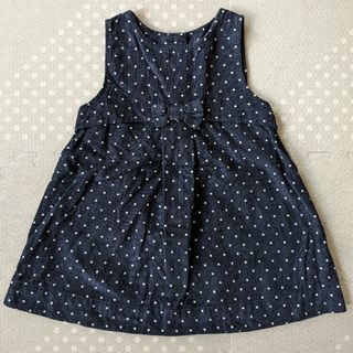 ベビーギャップ(babyGAP)のbaby Gap コーデュロイ 水玉 ワンピース 90cm(ワンピース)