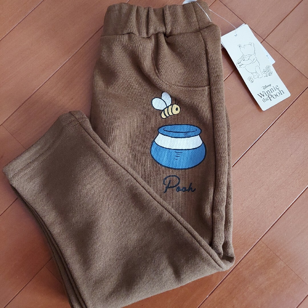 Disney(ディズニー)のディズニー　Pooh　キッズパンツ　ブラウン キッズ/ベビー/マタニティのキッズ服男の子用(90cm~)(パンツ/スパッツ)の商品写真