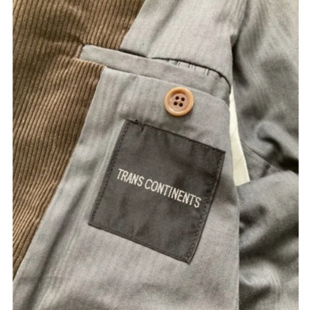 TRANS CONTINENTS(トランスコンチネンツ)の【トランスコンチネンツ✨】コーデュロイ　ジャケット　コート メンズのジャケット/アウター(テーラードジャケット)の商品写真
