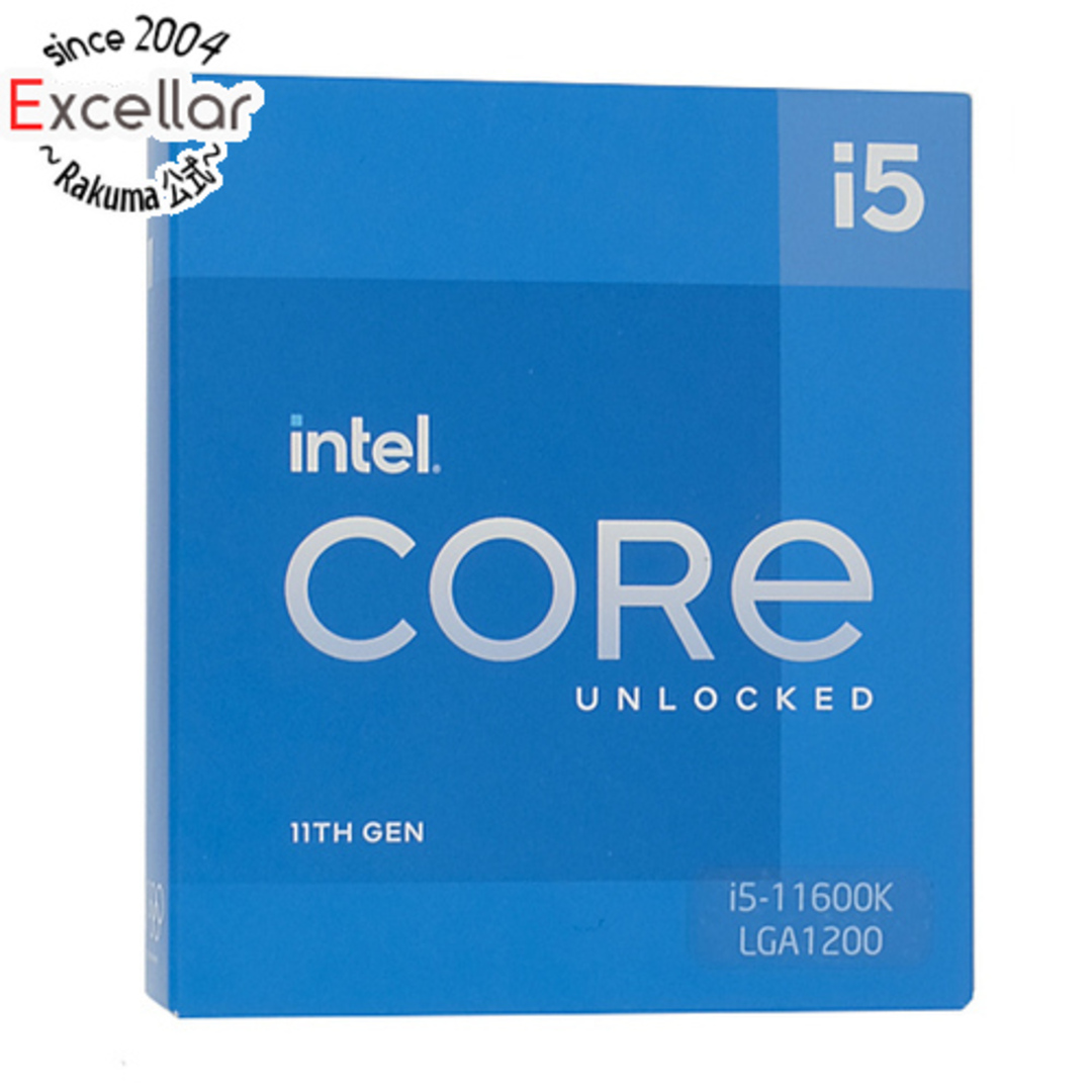 Core i5 11600K　3.9GHz 12M LGA1200 125W　SRKNU新品未開封