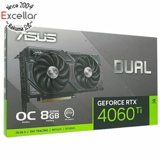 アンジェロガルバス(ANGELO GARBASUS)のASUS製グラボ　DUAL-RTX4060TI-O8G　PCIExp 8GB(PCパーツ)