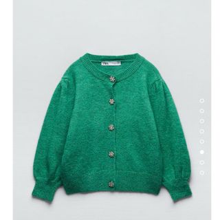 ザラ ビジュー トップス(グリーン・カーキ/緑色系)の通販 52点