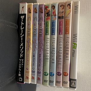 〈セット売り〉ダイエット系DVD 9枚セット(スポーツ/フィットネス)