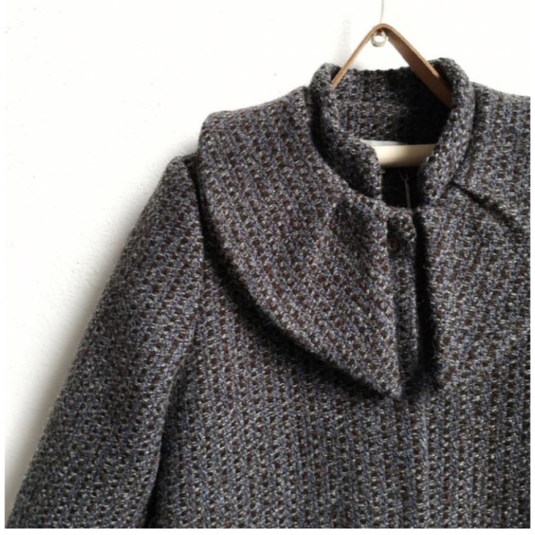 Caramel baby&child - Stella coat - Navy tweed - 10 stellina の通販