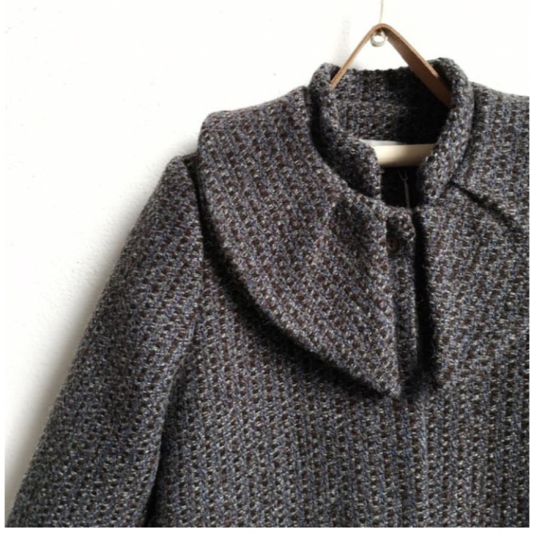 Caramel baby&child (キャラメルベビー&チャイルド)のStella coat - Navy tweed - 10 stellina  キッズ/ベビー/マタニティのキッズ服女の子用(90cm~)(コート)の商品写真