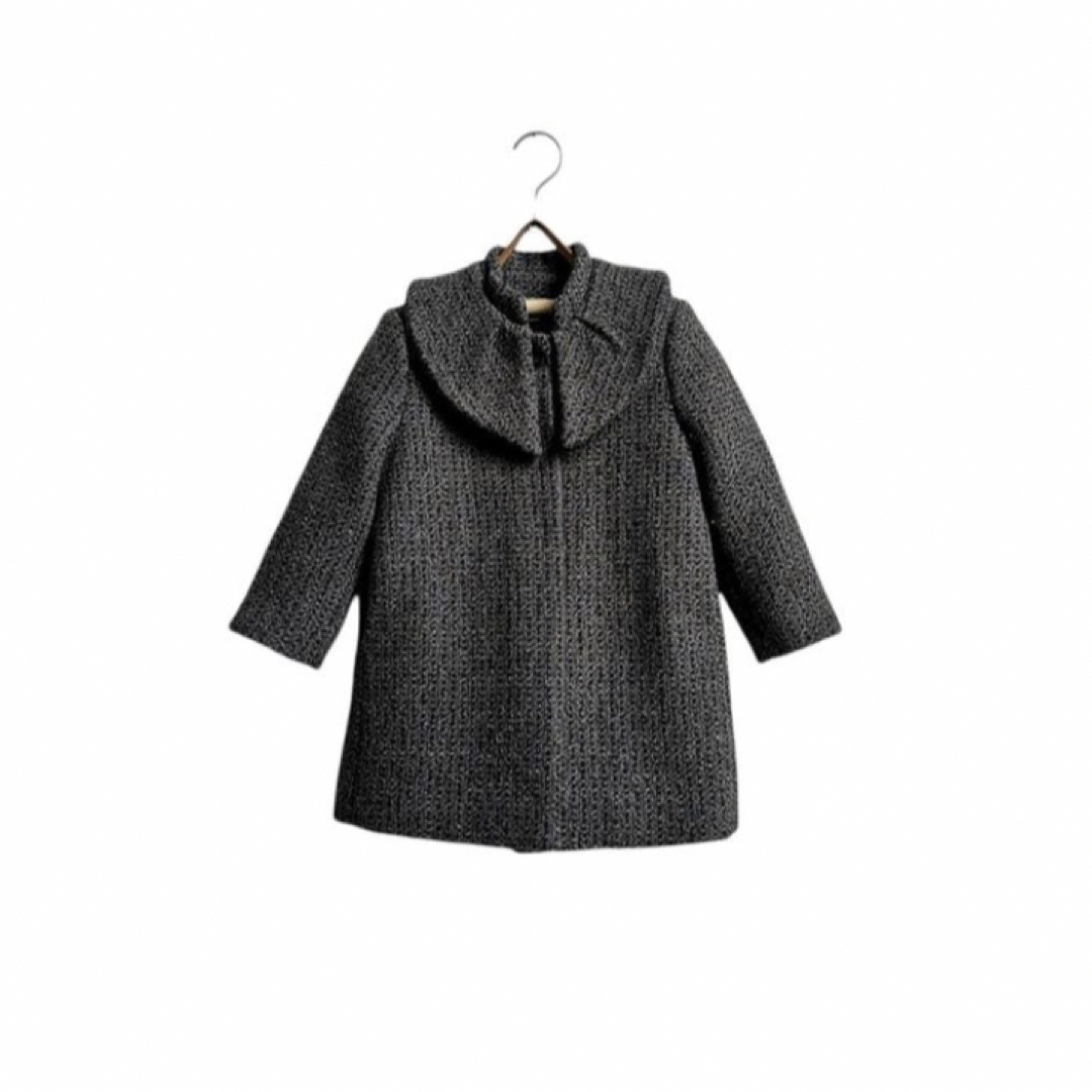 Caramel baby&child (キャラメルベビー&チャイルド)のStella coat - Navy tweed - 10 stellina  キッズ/ベビー/マタニティのキッズ服女の子用(90cm~)(コート)の商品写真