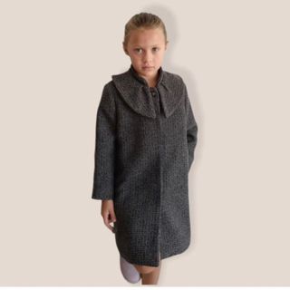 Caramel baby&child  - Stella coat - Navy tweed - 10 stellina 