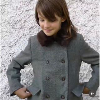 Siena -Salvia (unisex) - 6Y stellina コート