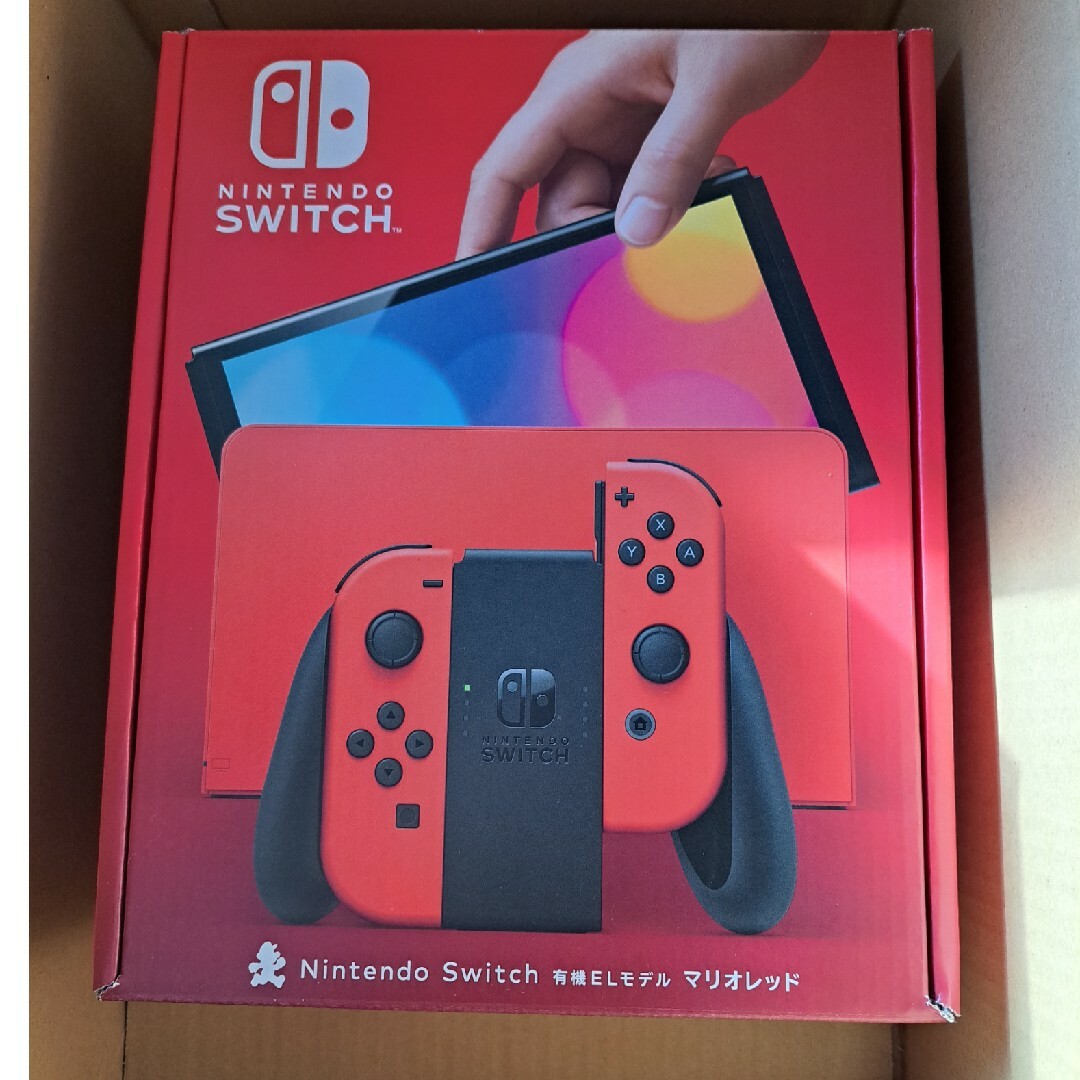 任天堂Switch【新品未開封】任天堂スイッチ 有機ELモデル マリオレッド