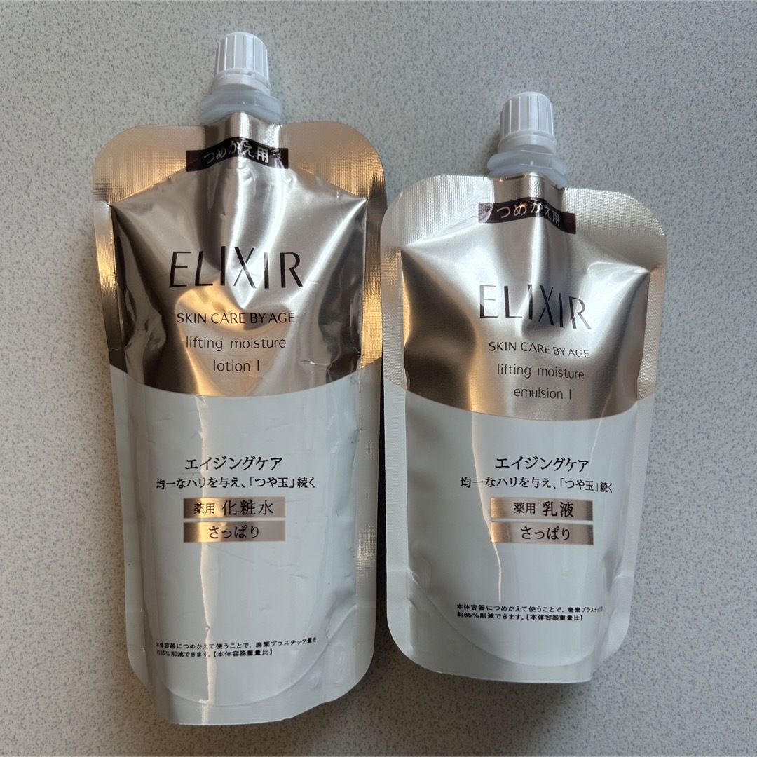 ELIXIR(エリクシール)のエリクシール リフトモイストローションT I 化粧水＆乳液 さっぱり つめかえ コスメ/美容のスキンケア/基礎化粧品(化粧水/ローション)の商品写真