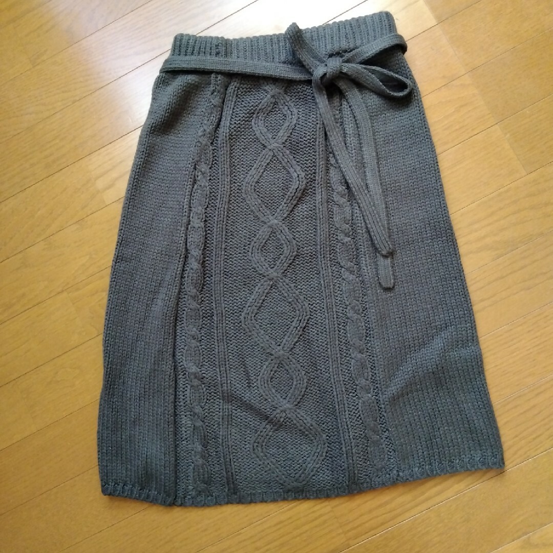 IMAGE COLLECTION(イマージュコレクション)のニットスカート新品 レディースのスカート(ひざ丈スカート)の商品写真