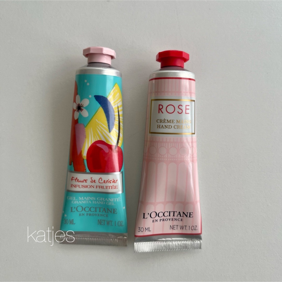 L'OCCITANE(ロクシタン)のロクシタン チェリーライムジェリー・ローズ ハンドクリームセット コスメ/美容のボディケア(ハンドクリーム)の商品写真