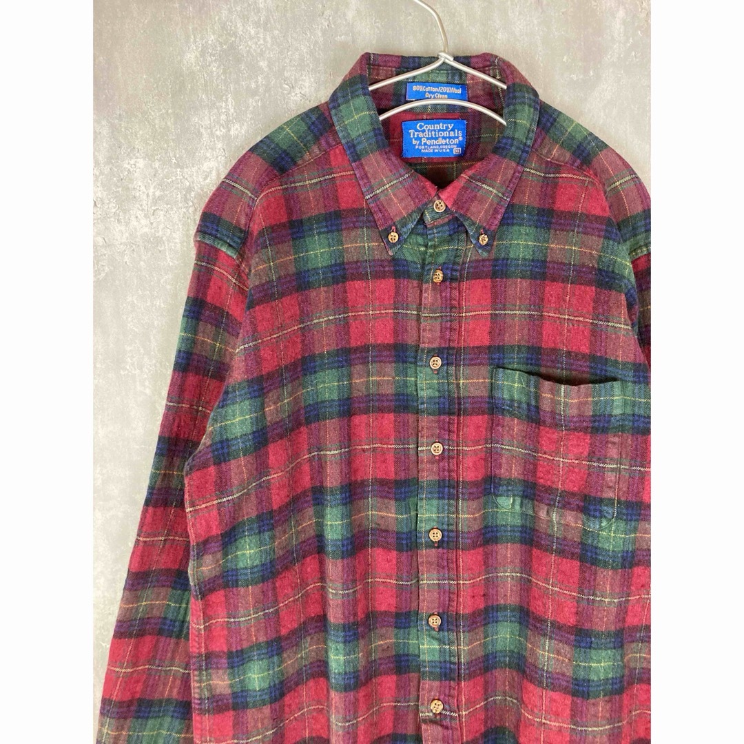 PENDLETON(ペンドルトン)の【PENDLETON】 ペンドルトン 90's USA製 珍品 L〜XLサイズ メンズのトップス(シャツ)の商品写真