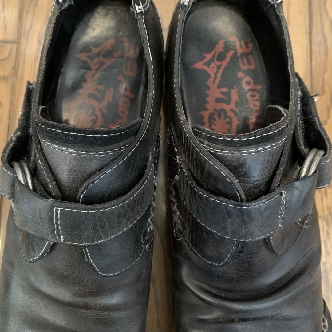 whoop-de-doo(フープディドゥ)のフープディドゥ　革靴　ヴィンテージ　ダメージ加工 メンズの靴/シューズ(ドレス/ビジネス)の商品写真