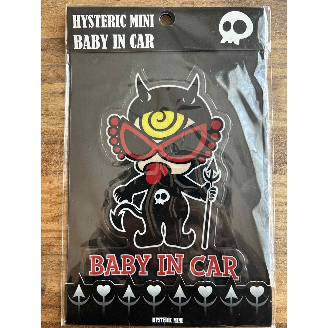 HYSTERIC MINI(ヒステリックミニ)のhysteric mini  Baby in car ステッカー 自動車/バイクのバイク(ステッカー)の商品写真