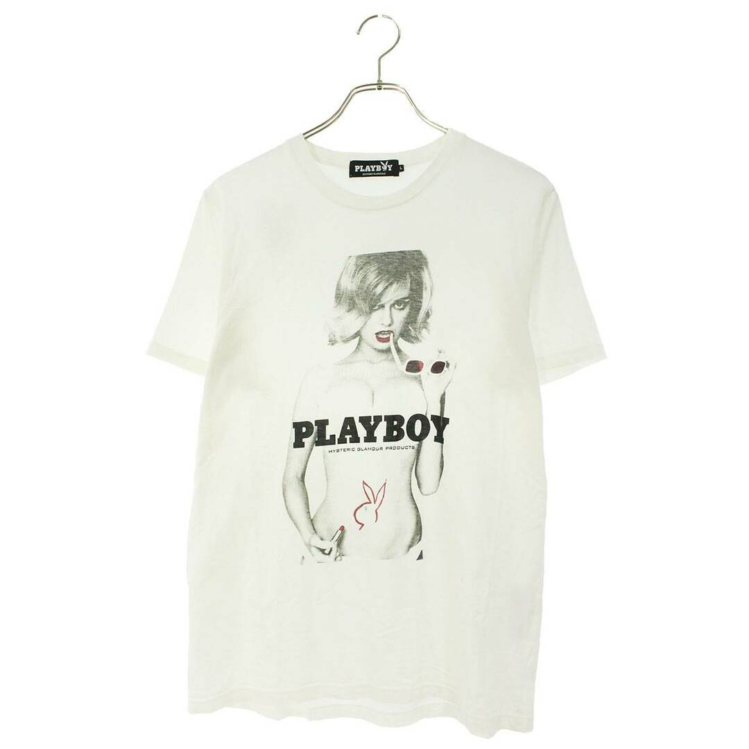 PLAYBOY(プレイボーイ)のプレイボーイ  1241CT06 フォトプリントTシャツ メンズ L メンズのトップス(Tシャツ/カットソー(半袖/袖なし))の商品写真