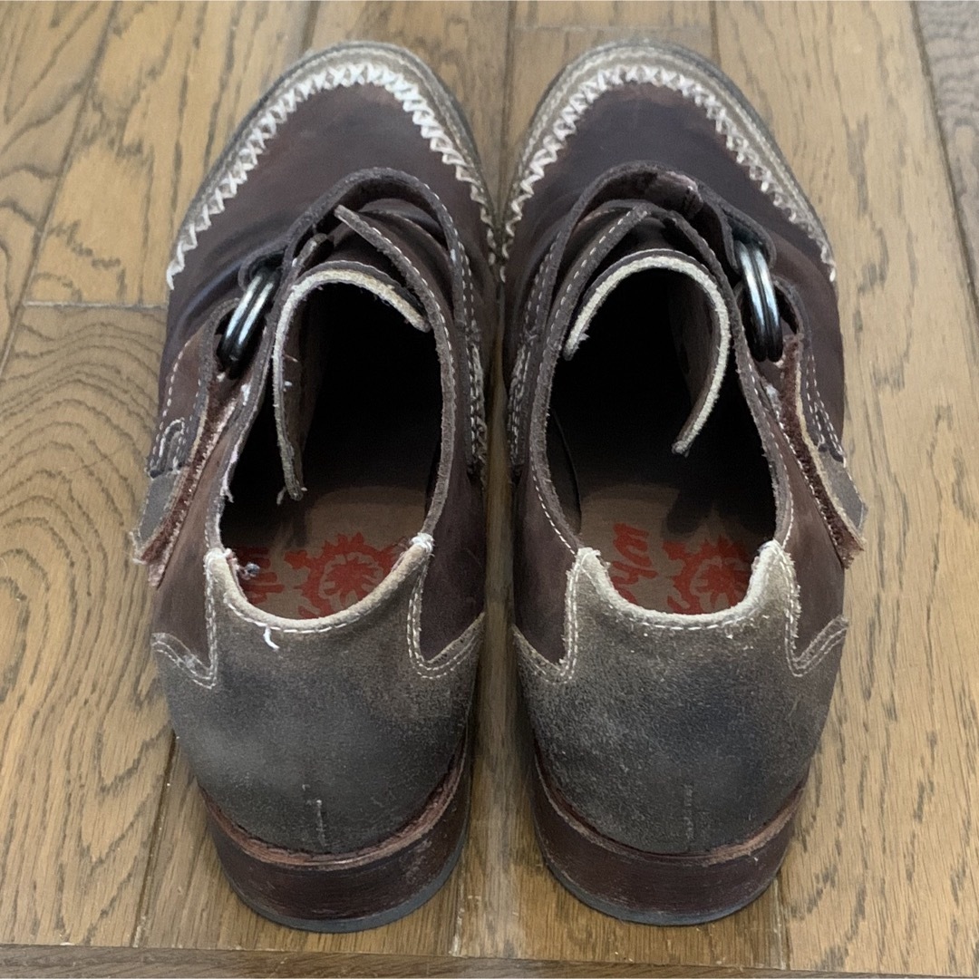 whoop-de-doo(フープディドゥ)のフープディドゥ　革靴　ヴィンテージ　ダメージ加工 メンズの靴/シューズ(ドレス/ビジネス)の商品写真