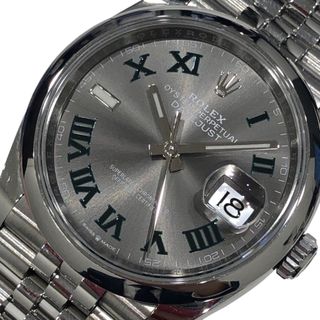 ロレックス(ROLEX)の　ロレックス ROLEX デイトジャスト36 スレート 126200 グレー ss メンズ 腕時計(その他)