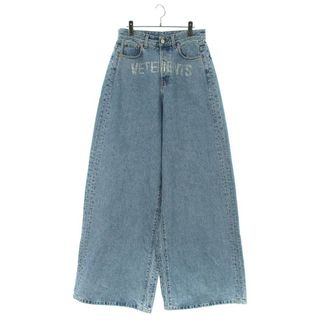 ヴェトモン(VETEMENTS)のヴェトモン  UE54PA100N クリスタルロゴバギーデニムパンツ メンズ 28インチ(デニム/ジーンズ)