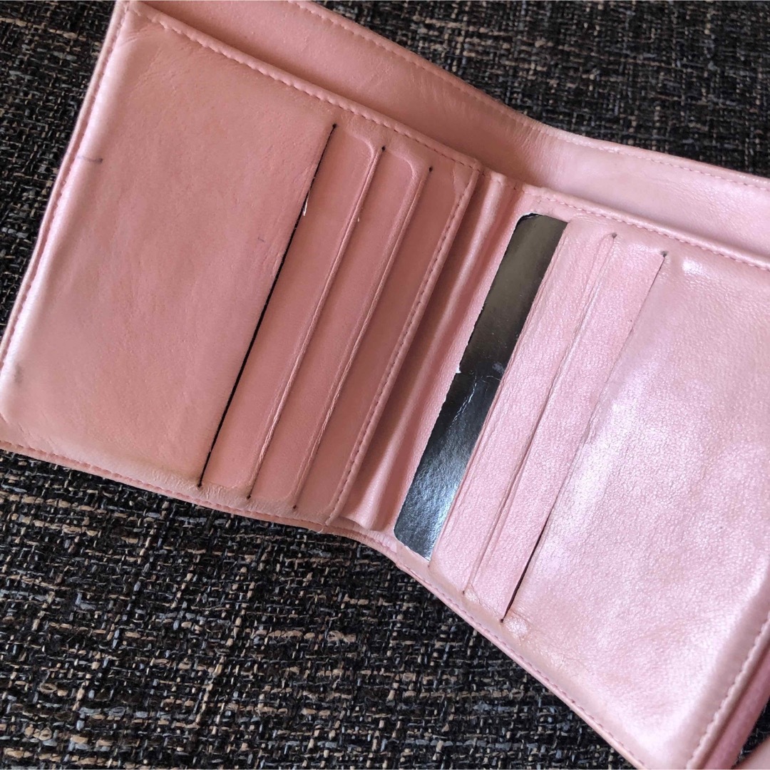 CHANEL シャネル キャビアスキン ピンク お財布 CHANEL シャネル キャビアスキン ピンク お財布