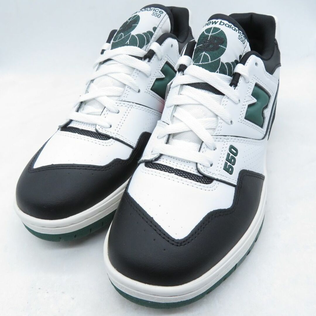 New Balance(ニューバランス)のNEW BALANCE BB550LE1 WHITE/GREEN SIZE 29.0cm メンズの靴/シューズ(スニーカー)の商品写真