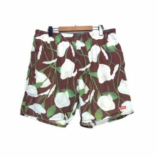 supreme nylon water short black floralコメント失礼致します