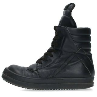 リックオウエンス(Rick Owens)のリックオウエンス  GEOBASKET ジオバスケットレザーハイカットスニーカー レディース 36(スニーカー)