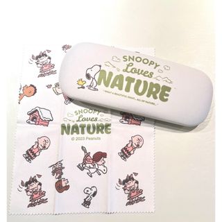 スヌーピー メガネケースとクロスセット　SNOOPY Loves Nature (その他)