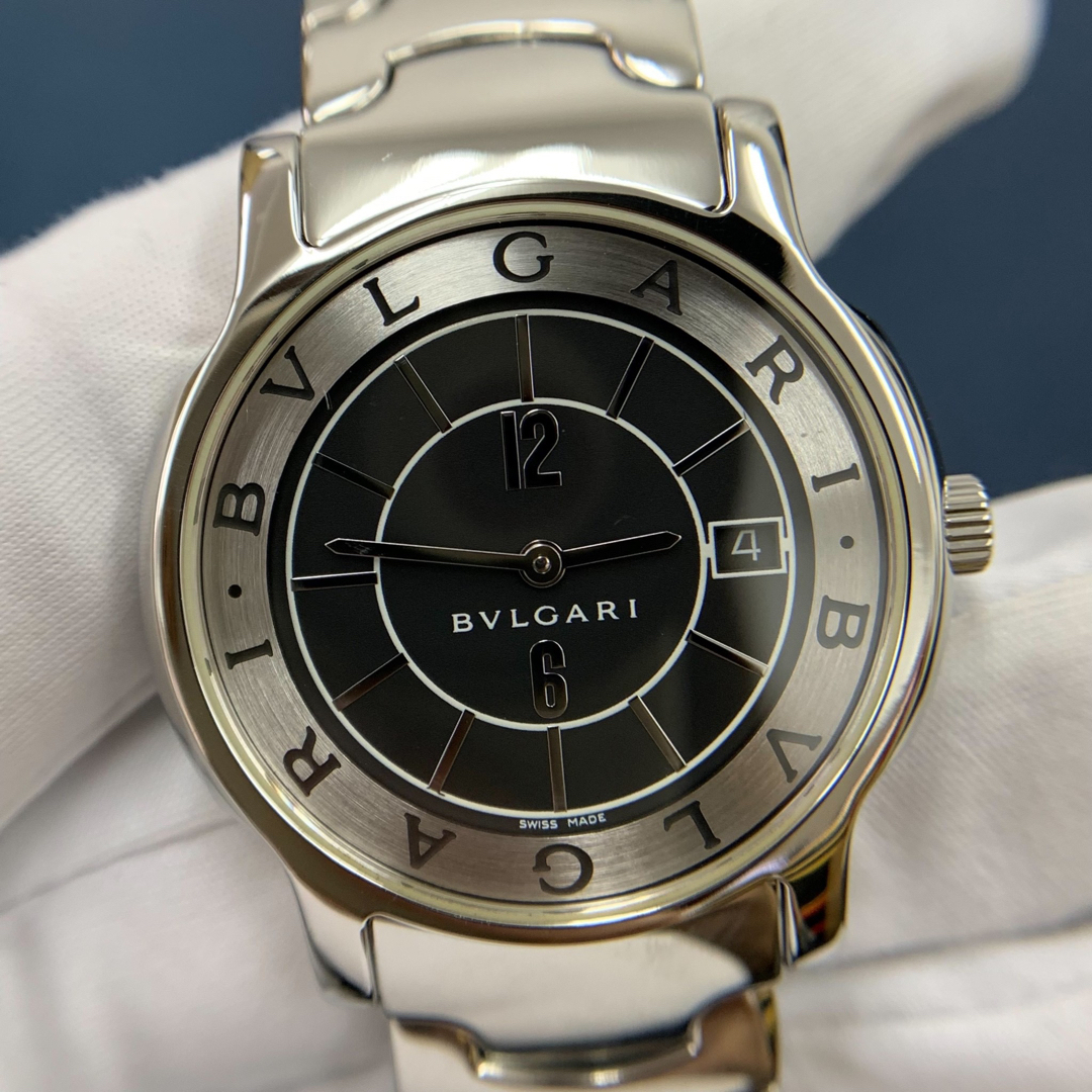 クォーツケース幅ブルガリ　BVLGARI ソロテンポ ST35S クォーツ SS  ユニセックス