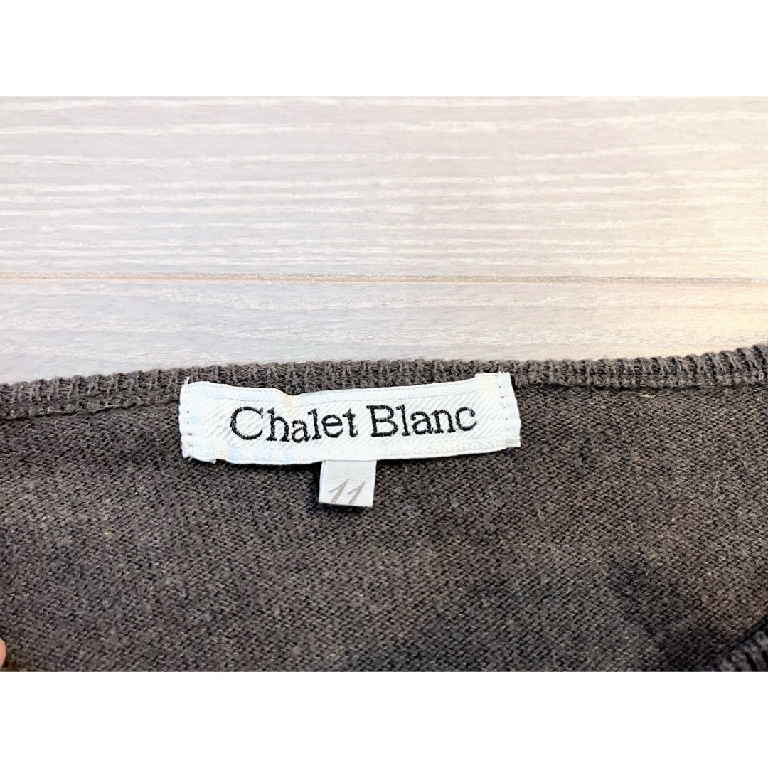 Chalet Blanc　ボーダーニット　11号 レディースのトップス(ニット/セーター)の商品写真